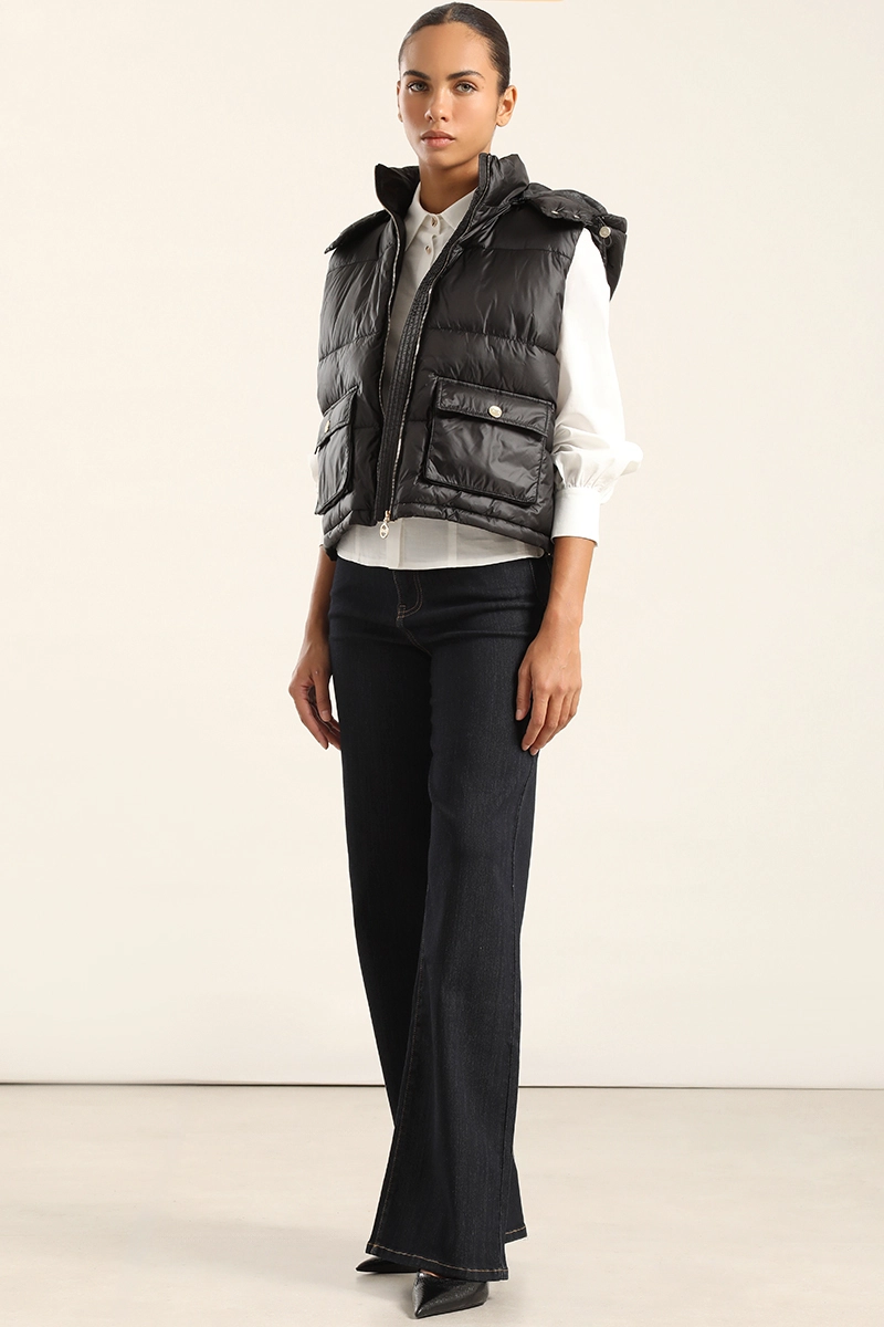 PARKA CON CAPUCHA DESMONTABLE,NEGRO LIOLA - 7