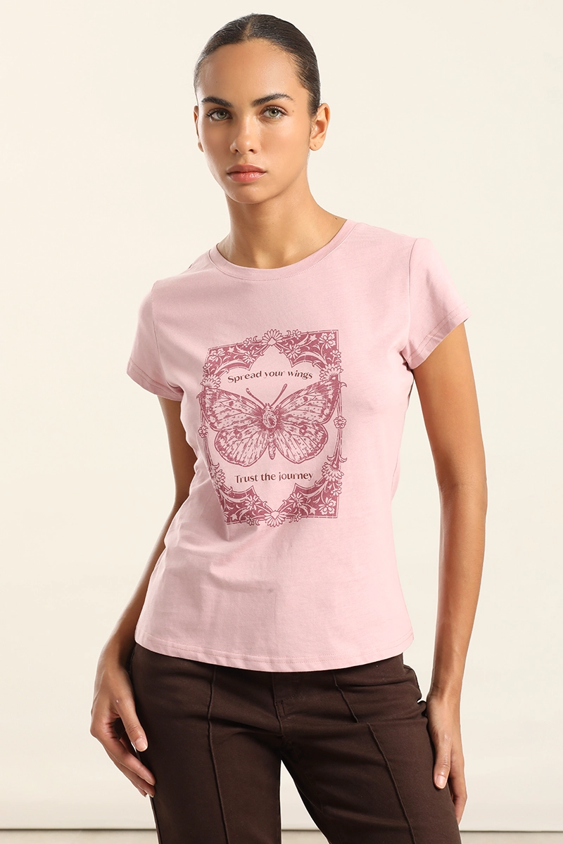 POLERA ALGODON CON ESTAMPADO, ROSA LIOLA - 6