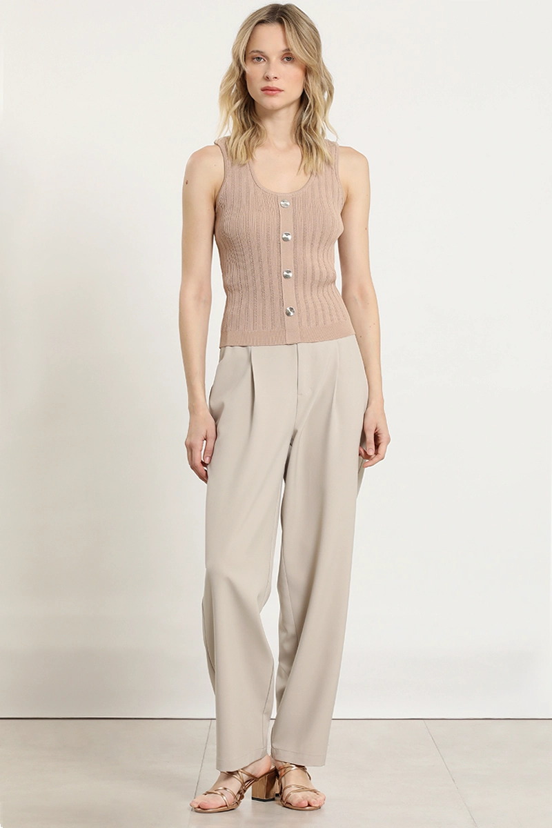TOP PUNTO, BOTON DECORATIVO, BEIGE LIOLA - 2