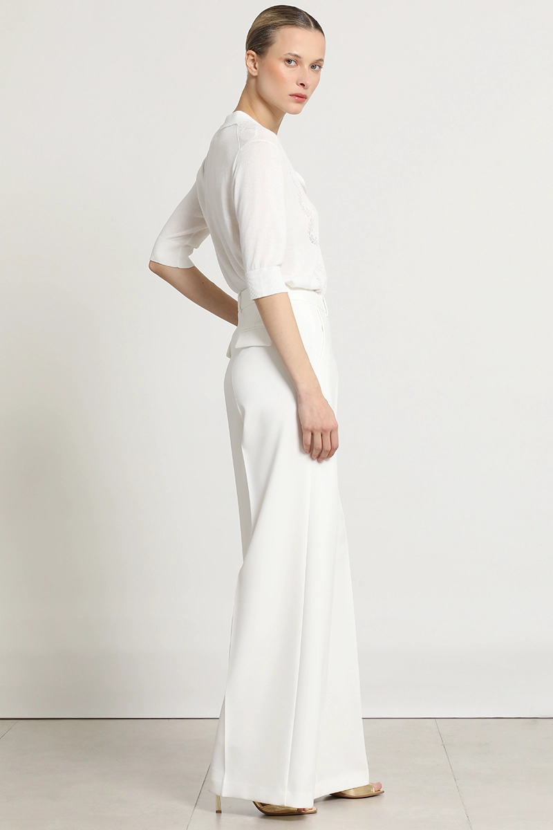 PANTALON ANCHO CON CADENA, CRUDO LIOLA - 5