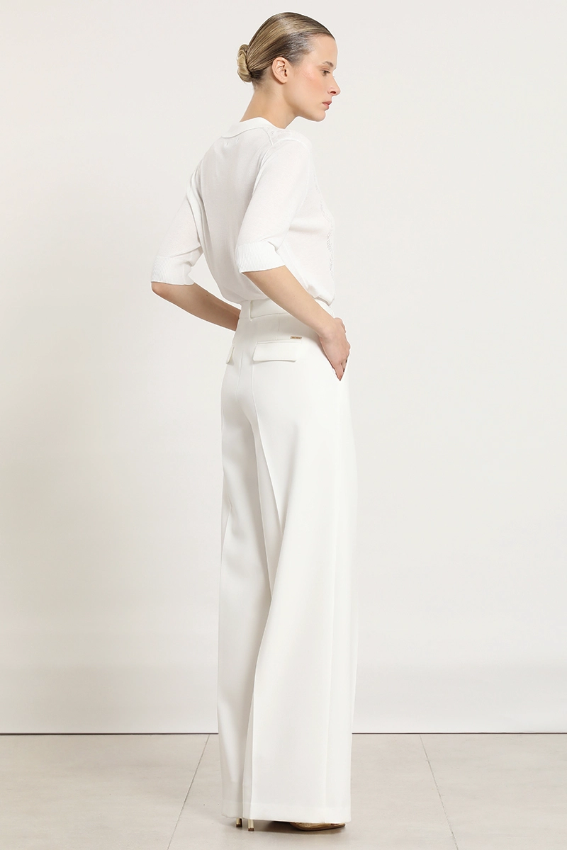PANTALON ANCHO CON CADENA, CRUDO LIOLA - 6