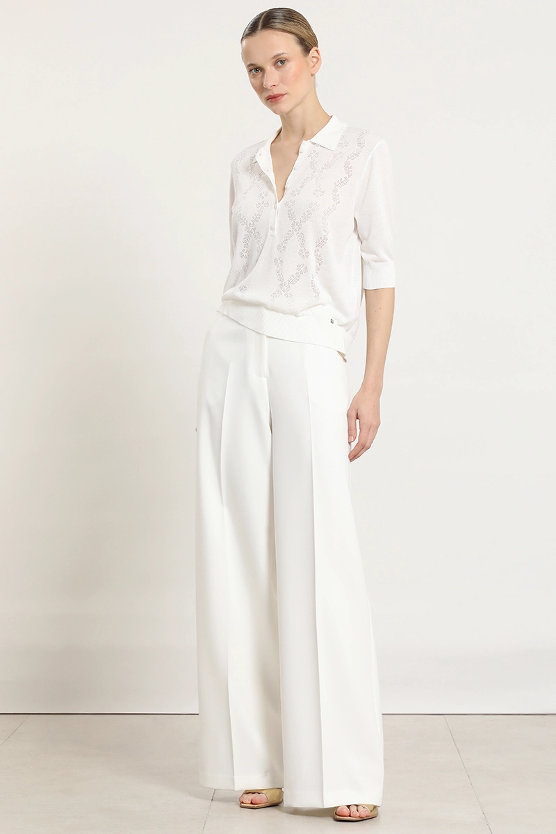 TOP PUNTO, CUELLO CAMISERO, CRUDO LIOLA - 2