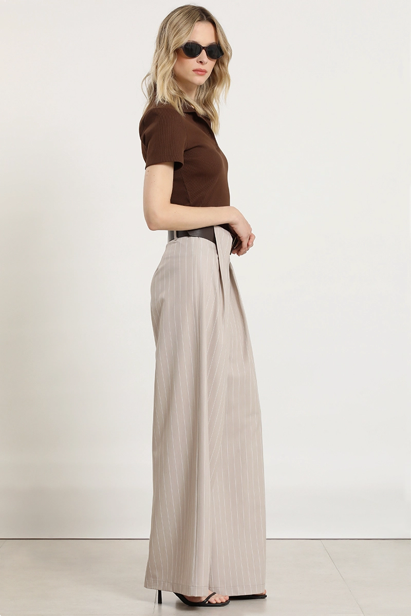 POLERA CUELLO CAMISERO, CHOCOLATE LIOLA - 6