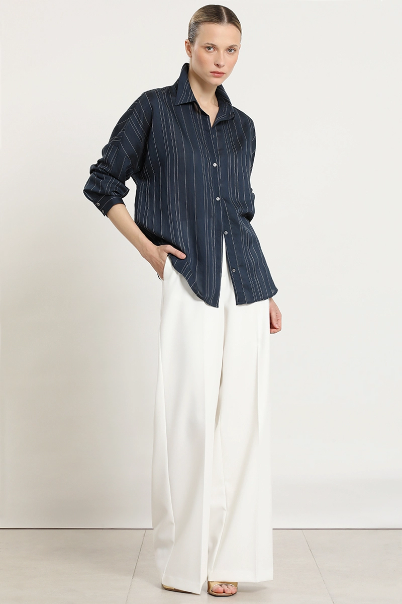 BLUSA FANTASIA RAYAS, AZUL LIOLA - 2