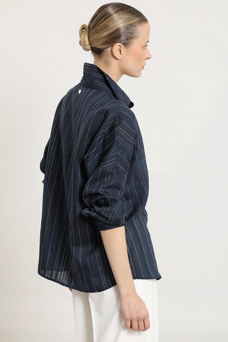 BLUSA FANTASIA RAYAS, AZUL LIOLA - 6