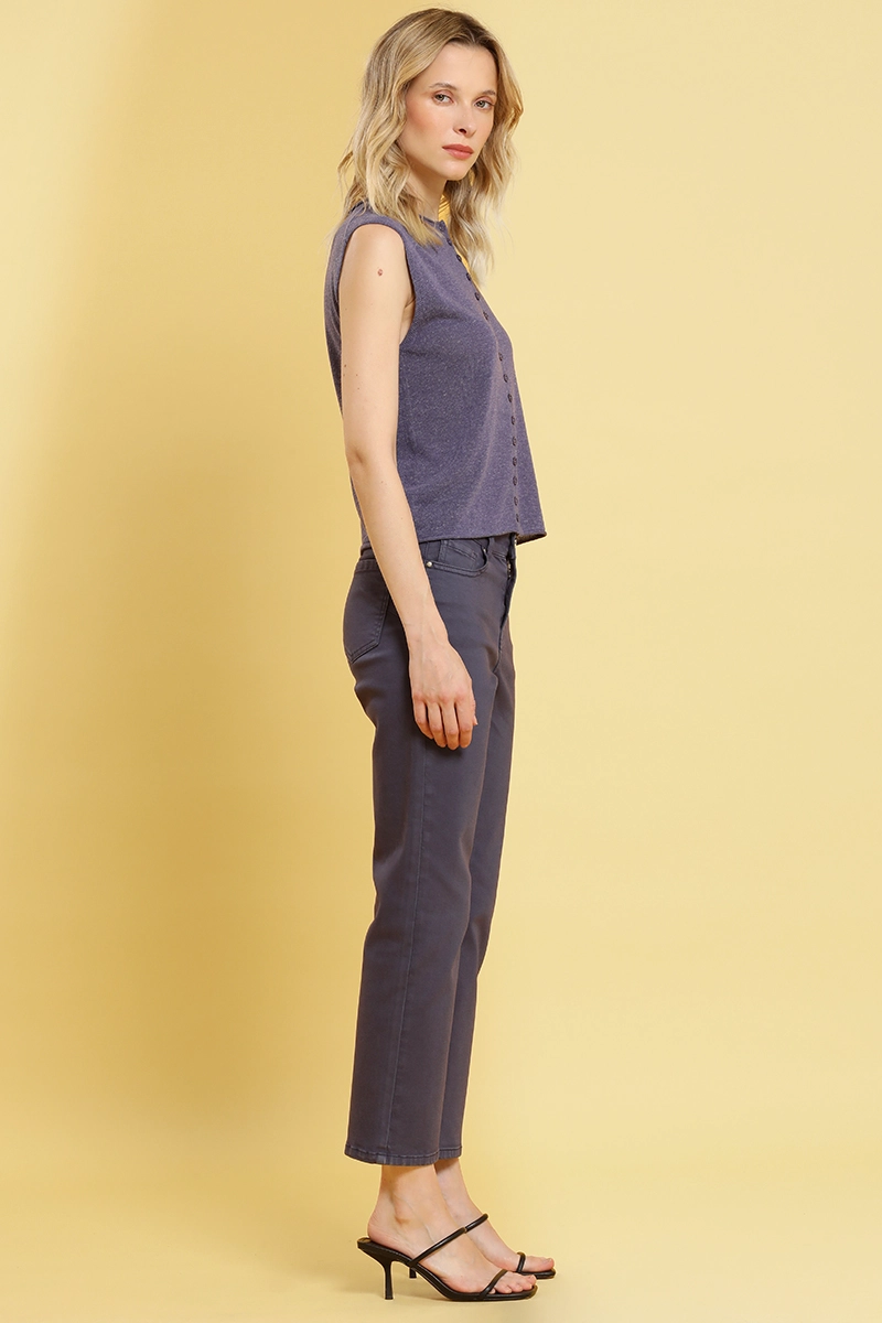 JEANS COLOR SLIM, AZUL MARINO LIOLA - 2