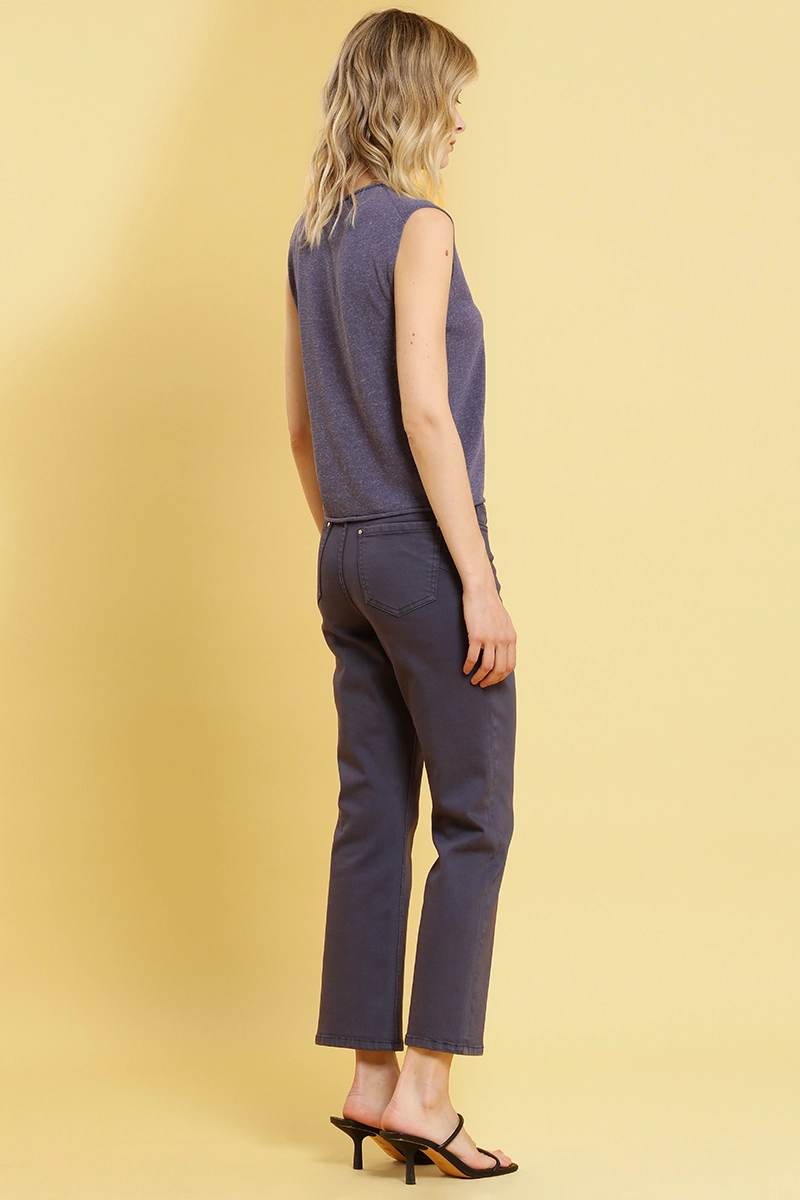 JEANS COLOR SLIM, AZUL MARINO LIOLA - 4