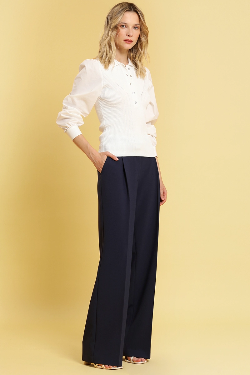 JERSEY PUNTO, MIX POPLIN, CRUDO LIOLA - 2