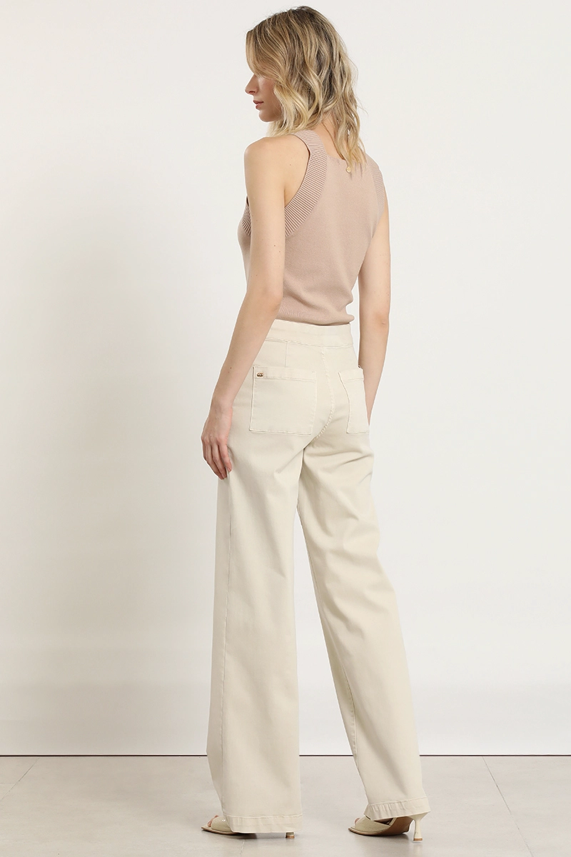 JEANS COLOR STRAIGHT, BEIGE LIOLA - 6