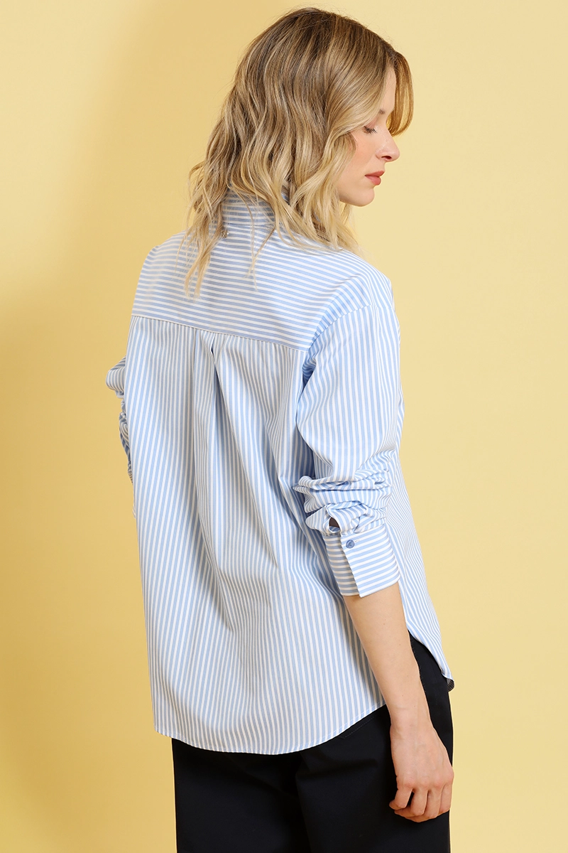 BLUSA FANTASIA RAYAS, CELESTE LIOLA - 7