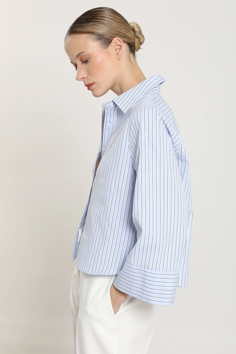 BLUSA CROP FANTASIA RAYAS, CELESTE LIOLA - 6
