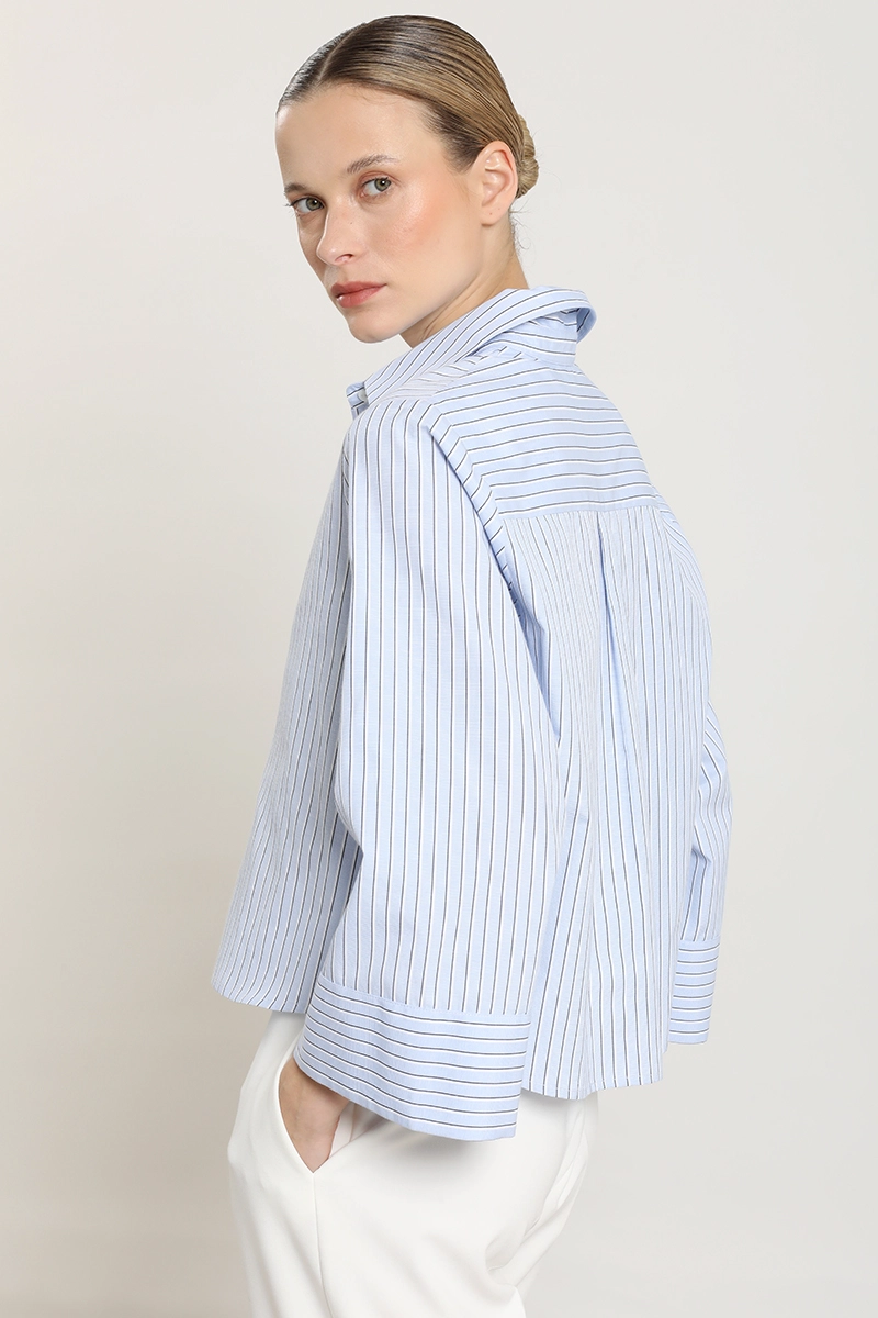 BLUSA CROP FANTASIA RAYAS, CELESTE LIOLA - 7