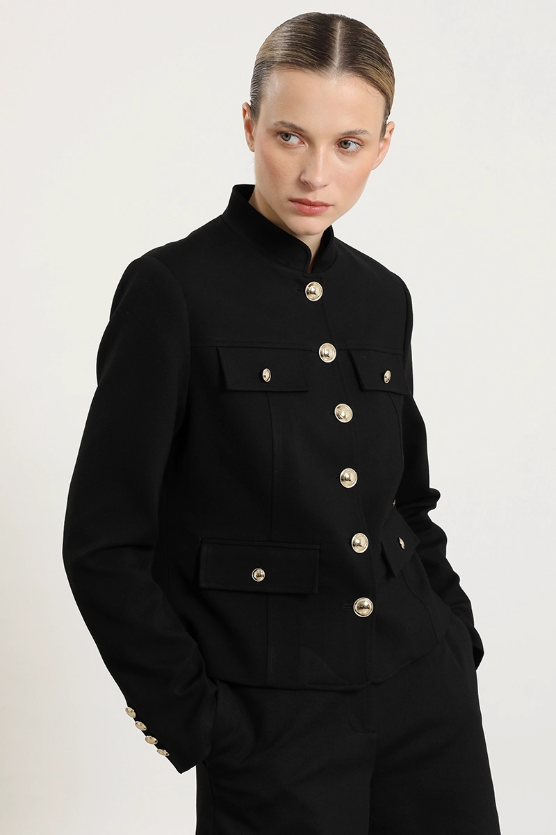 CHAQUETA BOTONES FANTASIA, NEGRO LIOLA - 2