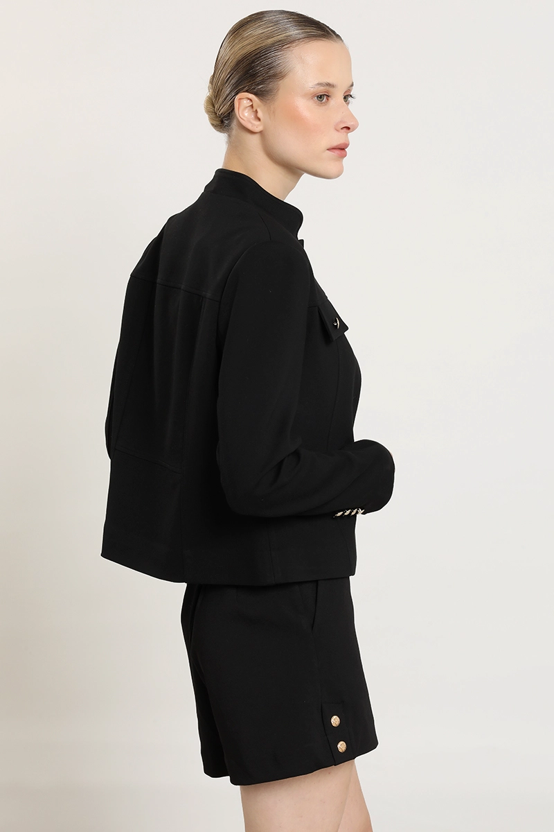 CHAQUETA BOTONES FANTASIA, NEGRO LIOLA - 6