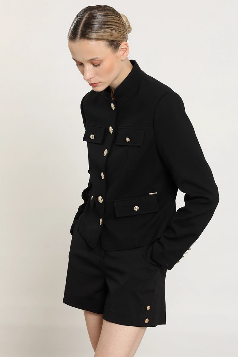 CHAQUETA BOTONES FANTASIA, NEGRO LIOLA - 7