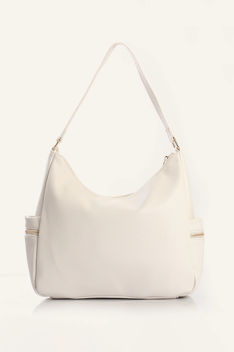CARTERA CHARM SIMIL CUERO BEIGE LIOLA - 3
