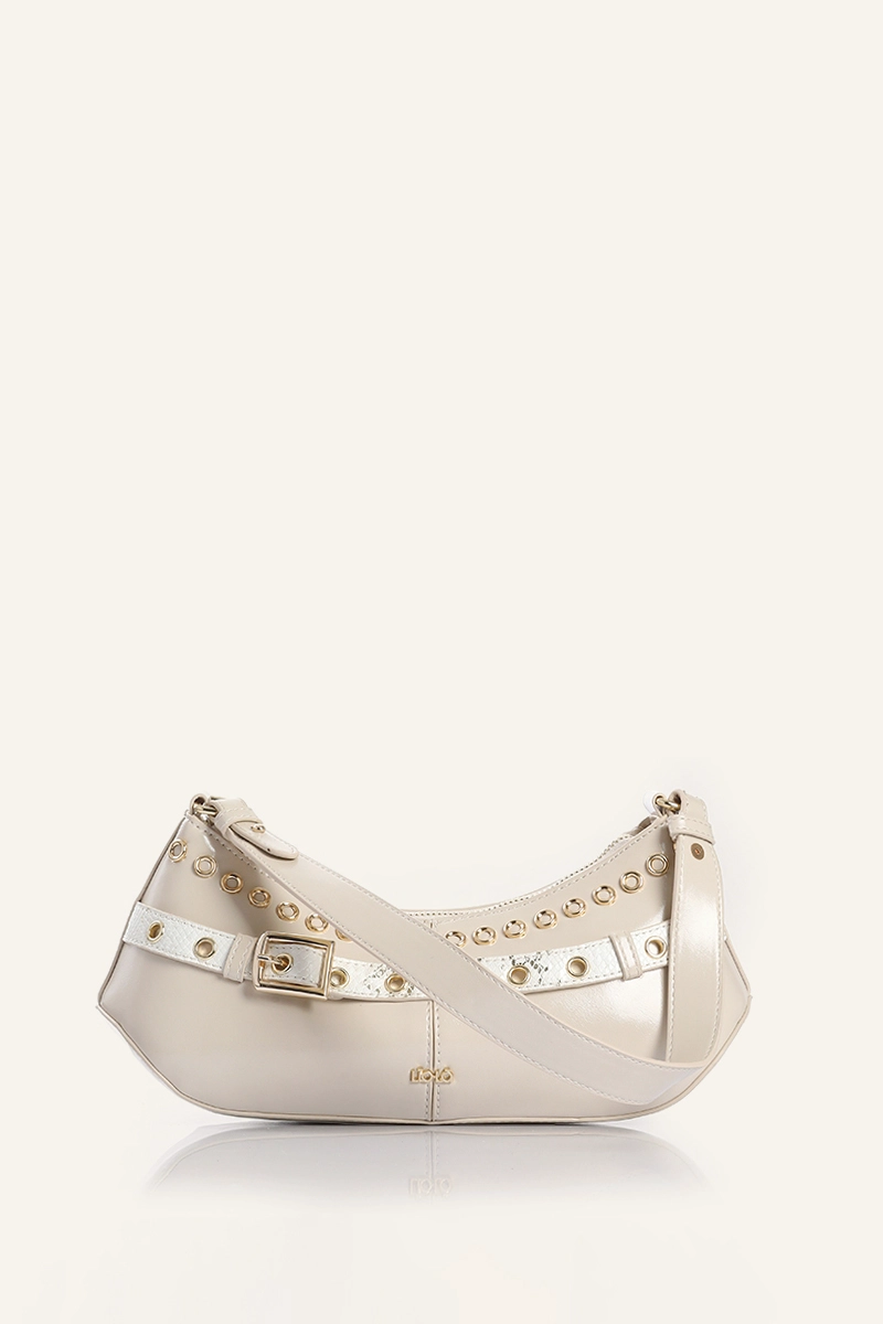 CARTERA OJETILLOS SIMIL CUERO BEIGE LIOLA - 4