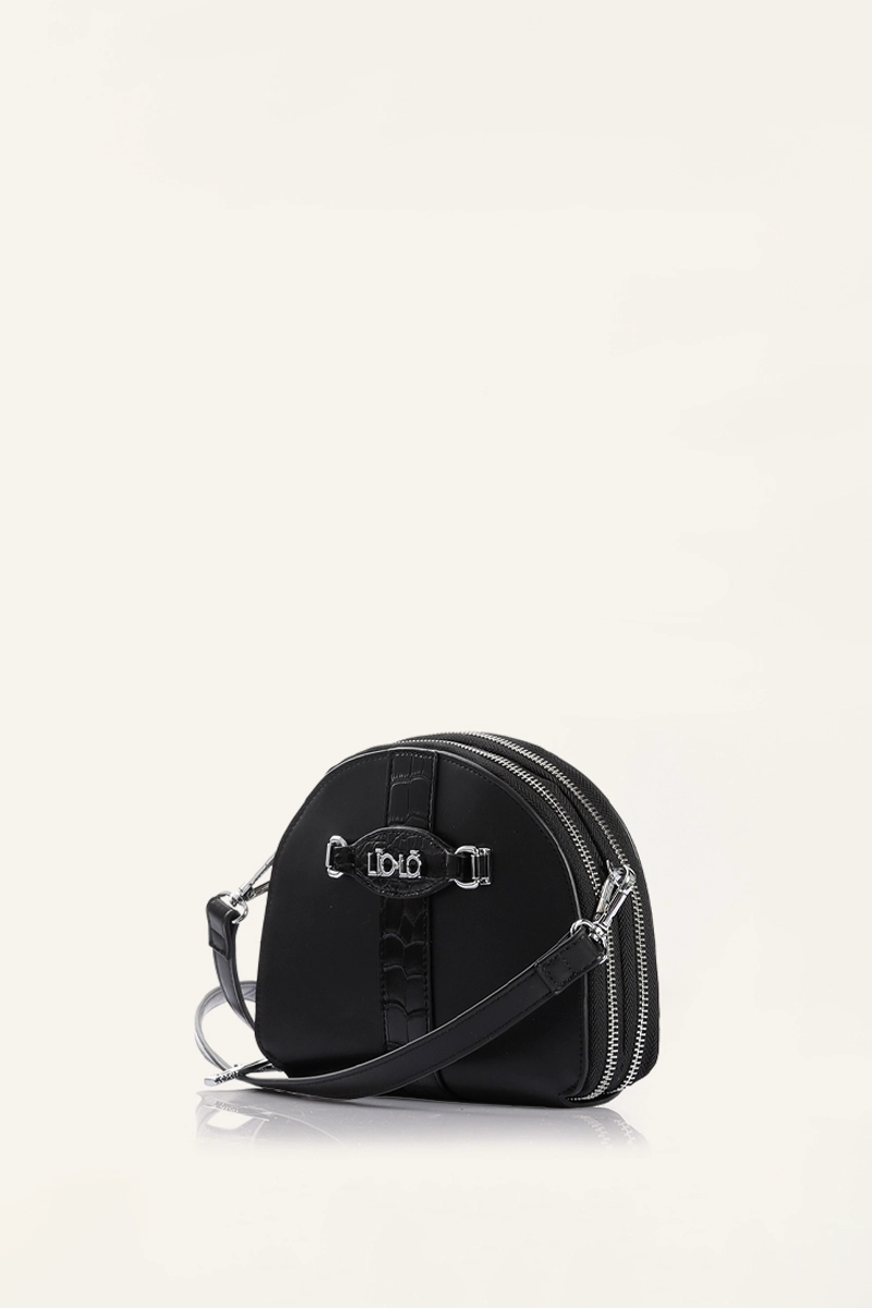 CARTERA SIMIL CUERO CROCCO NEGRO LIOLA - 2