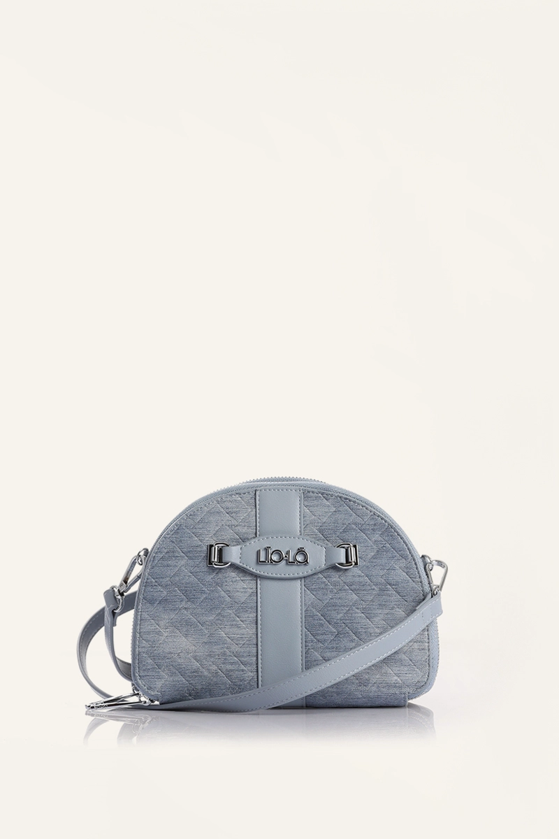 CARTERA SIMIL CUERO QUILTED DENIM LIOLA - 1