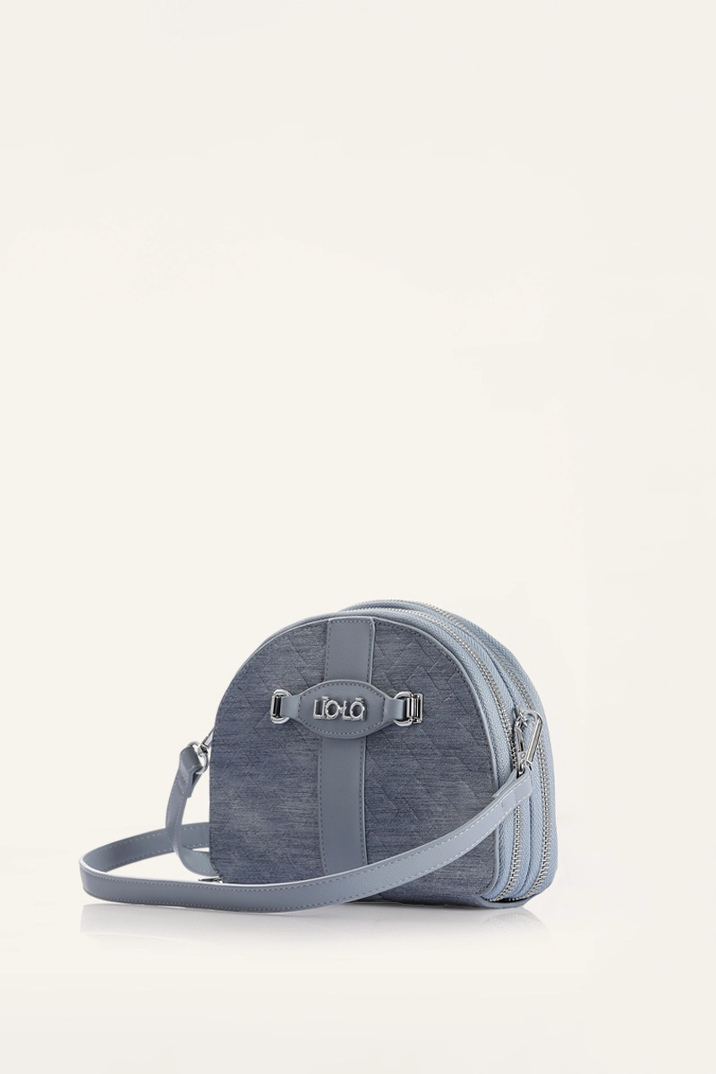 CARTERA SIMIL CUERO QUILTED DENIM LIOLA - 2