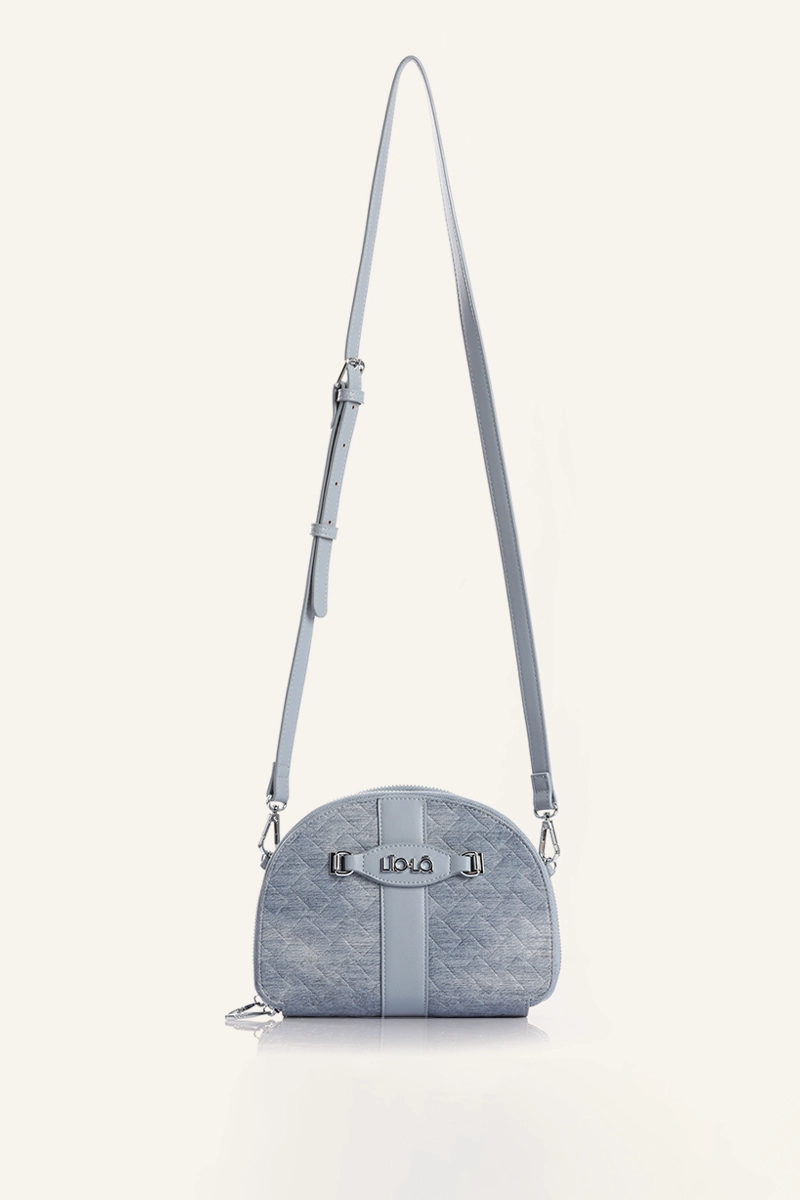 CARTERA SIMIL CUERO QUILTED DENIM LIOLA - 4