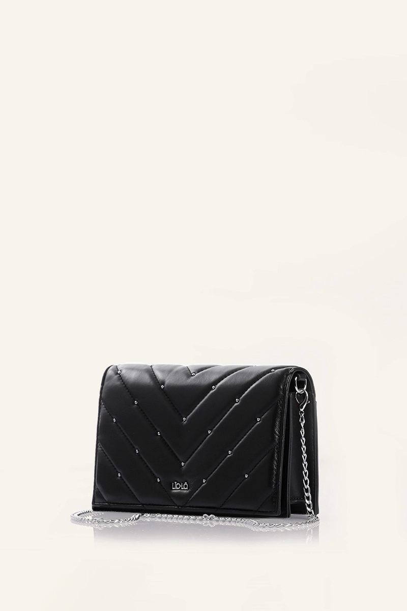 SOBRE TACHAS SIMIL CUERO NEGRO LIOLA - 2