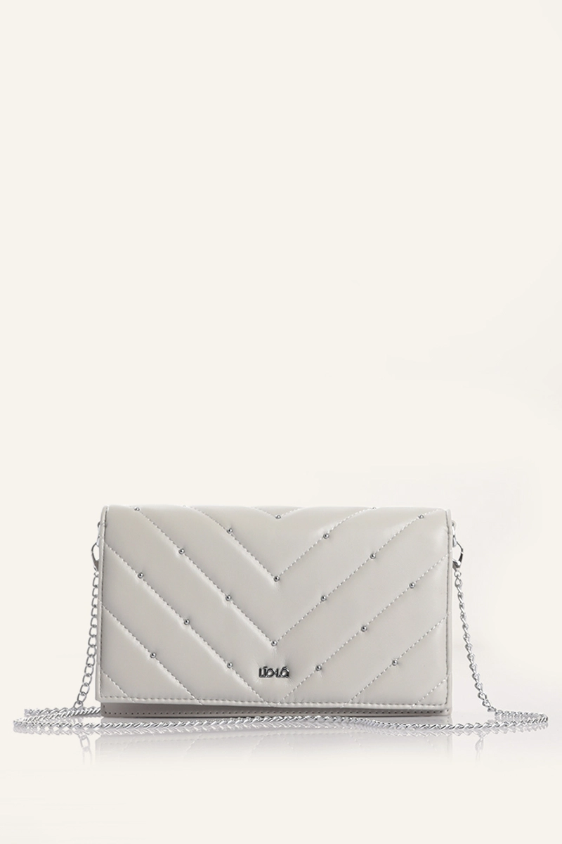 SOBRE TACHAS SIMIL CUERO GRIS LIOLA - 1