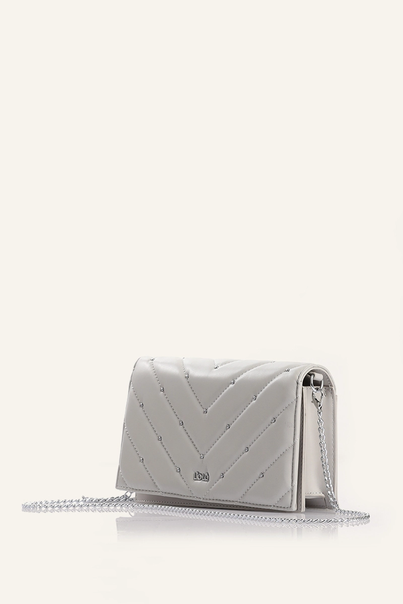 SOBRE TACHAS SIMIL CUERO GRIS LIOLA - 2