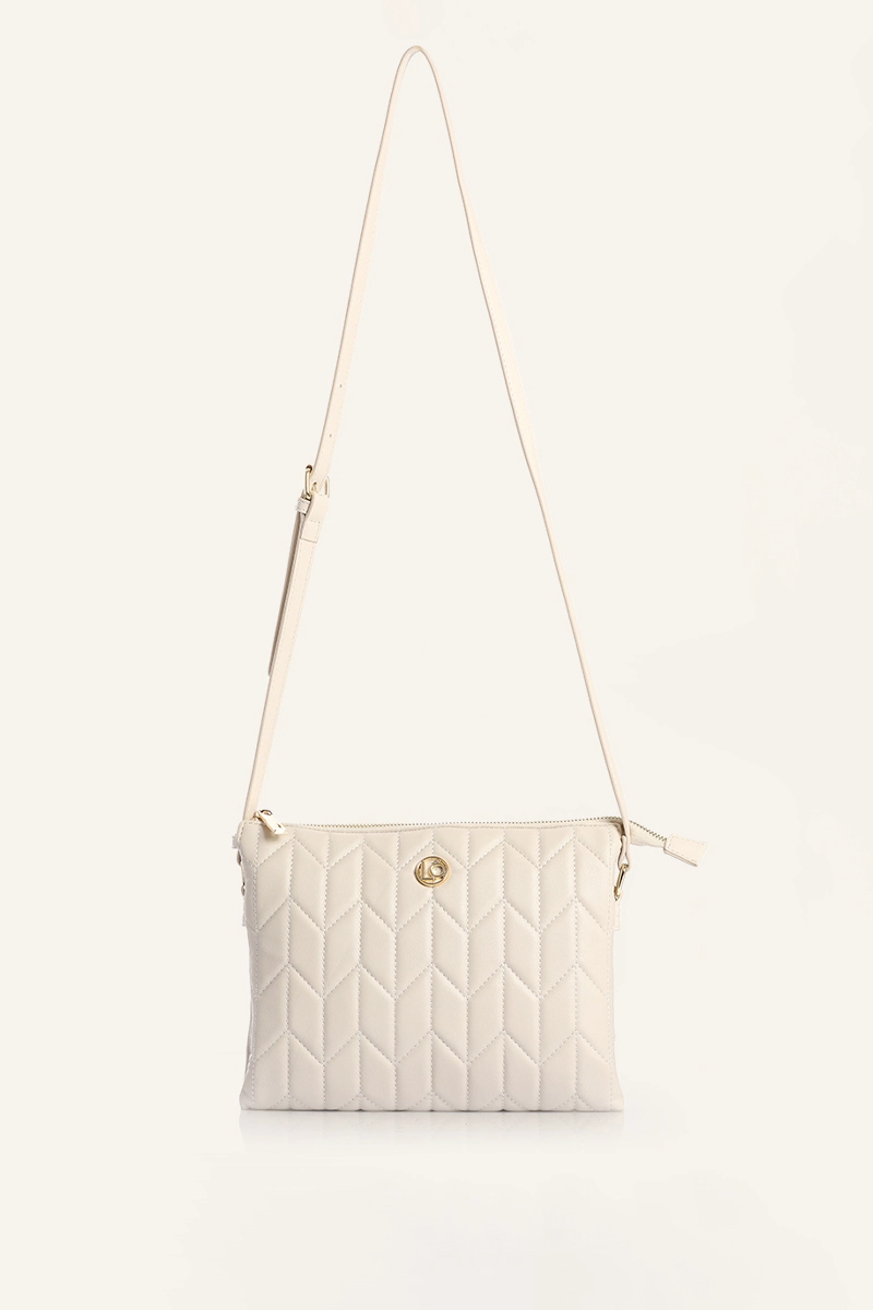 CARTERA QUILTED SIMIL CUERO BEIGE LIOLA - 4