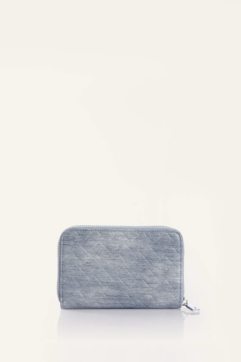 BILLETERA QUILTED SIMIL CUERO DENIM LIOLA - 3