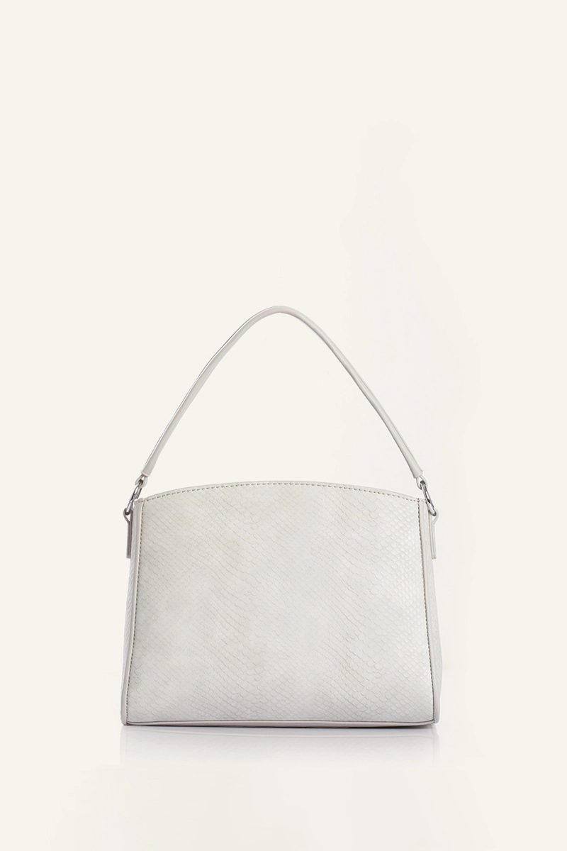 CARTERA REPTIL SIMIL CUERO GRIS LIOLA - 3