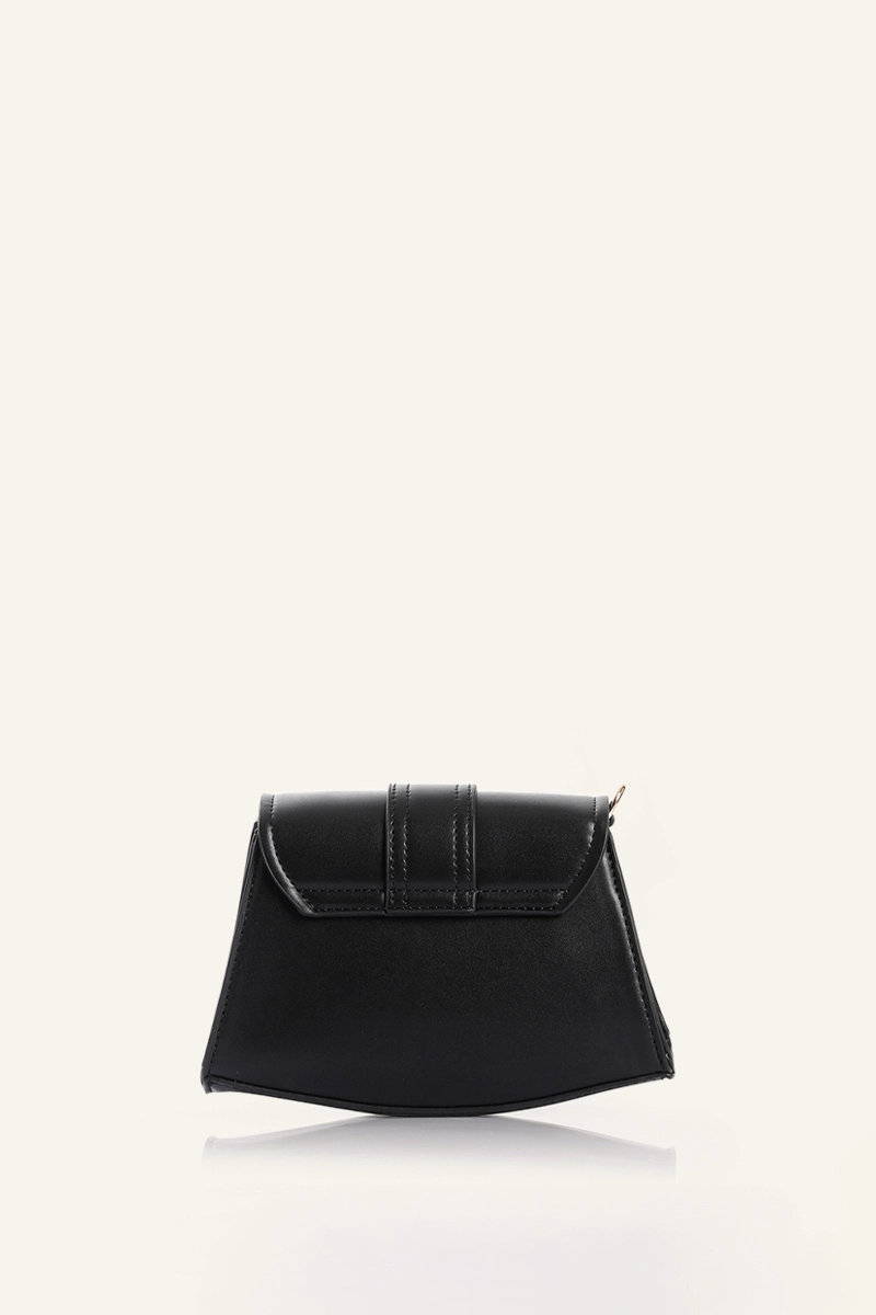 CARTERA HEBILLA SIMIL CUERO NEGRO LIOLA - 3