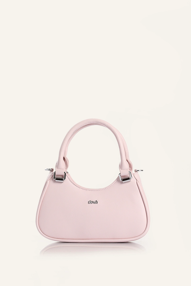 CARTERA PEQUEÑA SIMIL CUERO ROSA LIOLA - 1