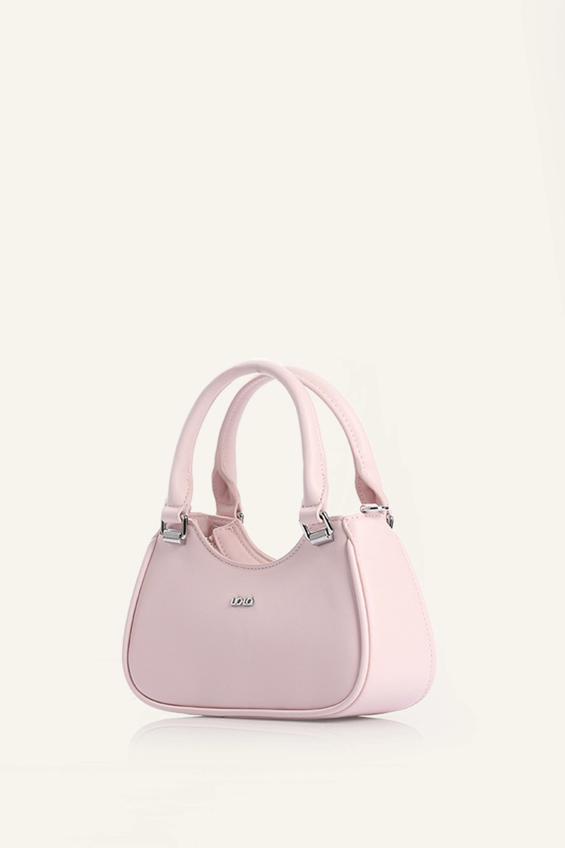 CARTERA PEQUEÑA SIMIL CUERO ROSA LIOLA - 2
