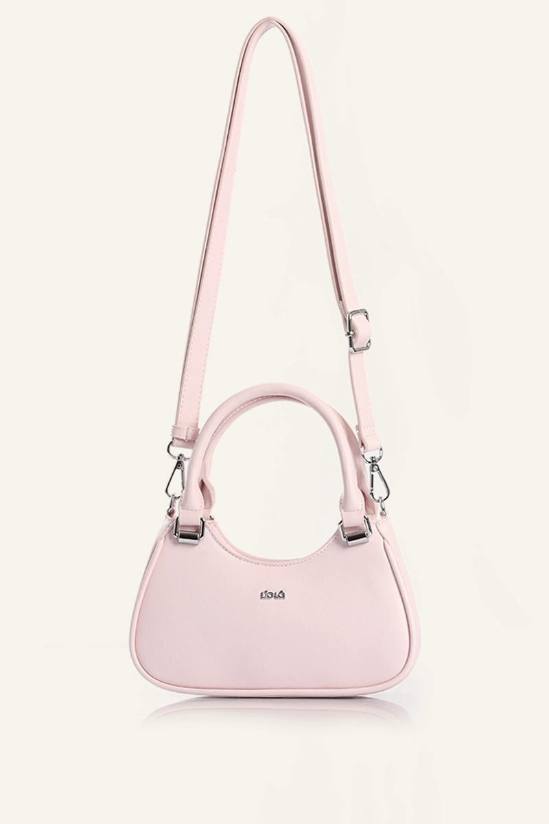CARTERA PEQUEÑA SIMIL CUERO ROSA LIOLA - 4