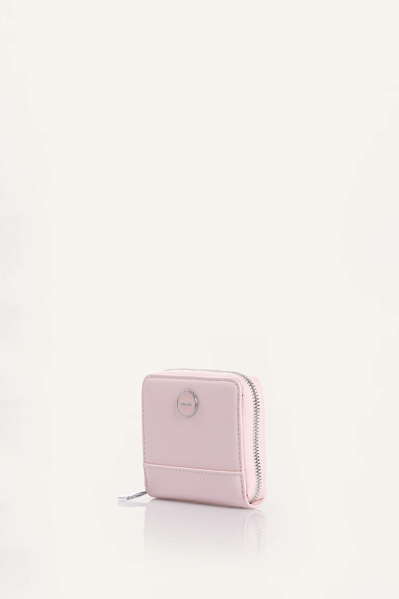 BILLETERA PEQUEÑA SIMIL CUERO ROSA LIOLA - 2