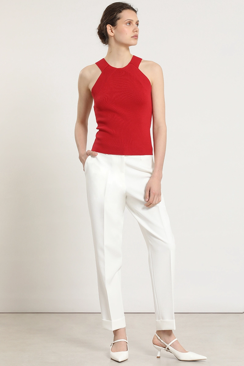 TOP PUNTO, HALTER, ROJO LIOLA - 2