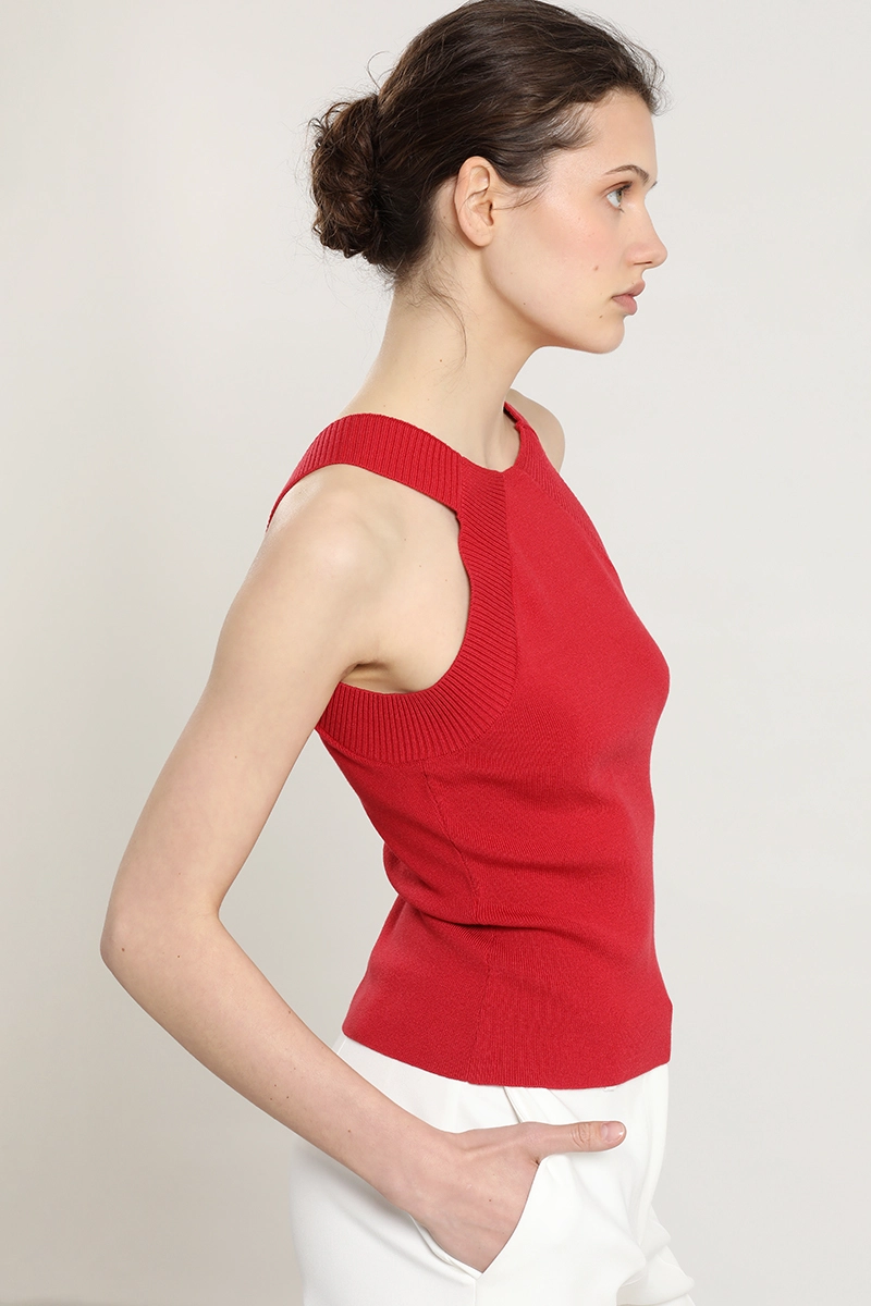 TOP PUNTO, HALTER, ROJO LIOLA - 4
