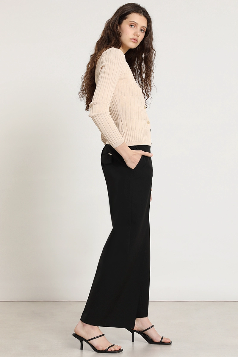 PANTALON CROPPED WIDE, NEGRO LIOLA - 5