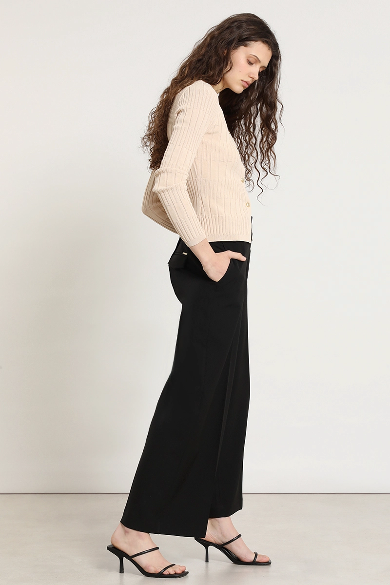 PANTALON CROPPED WIDE, NEGRO LIOLA - 6
