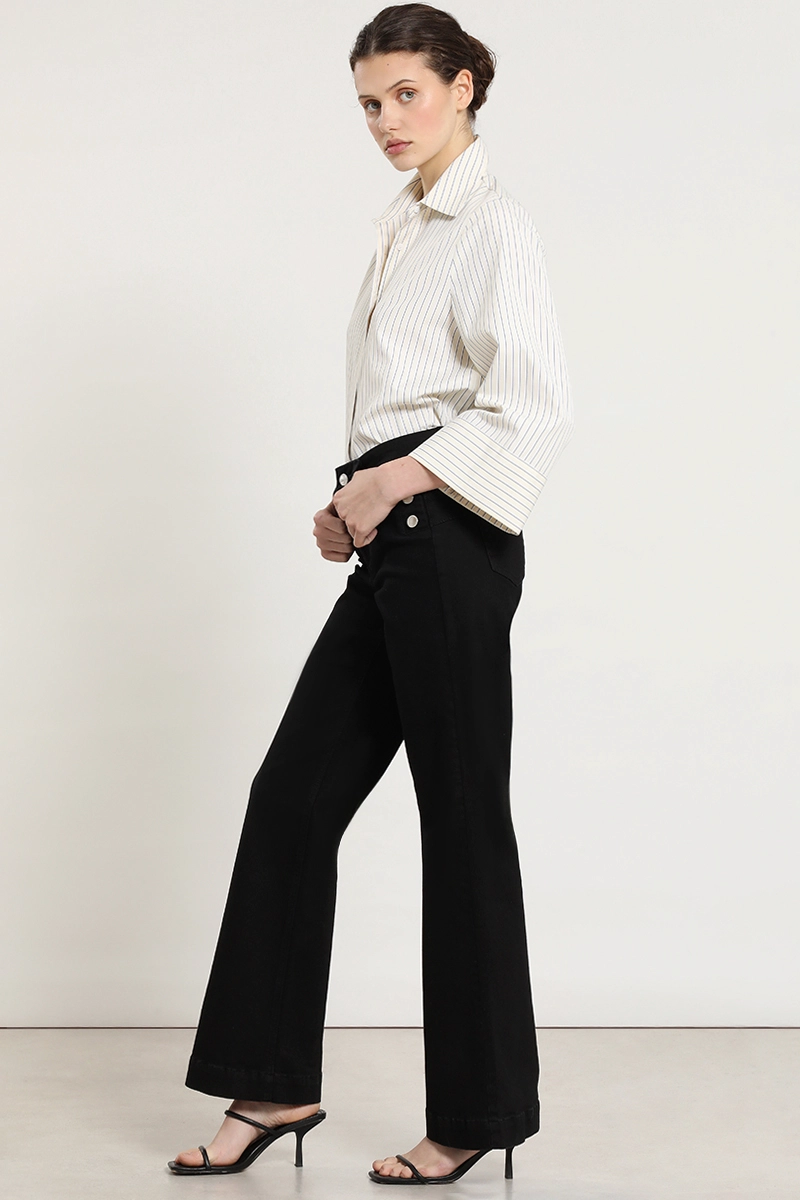 JEANS COLOR BOOTCUT, NEGRO LIOLA - 3