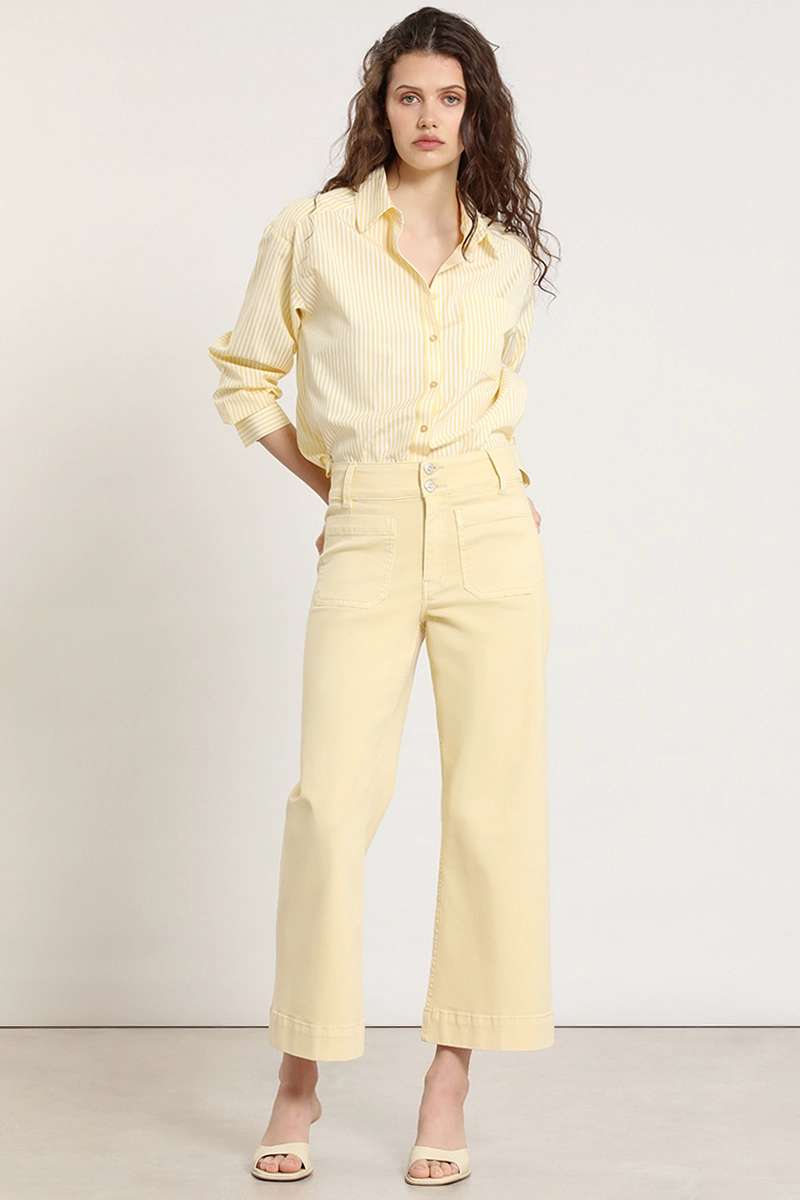 JEANS COLOR, WIDE LEG, VAINILLA LIOLA - 1