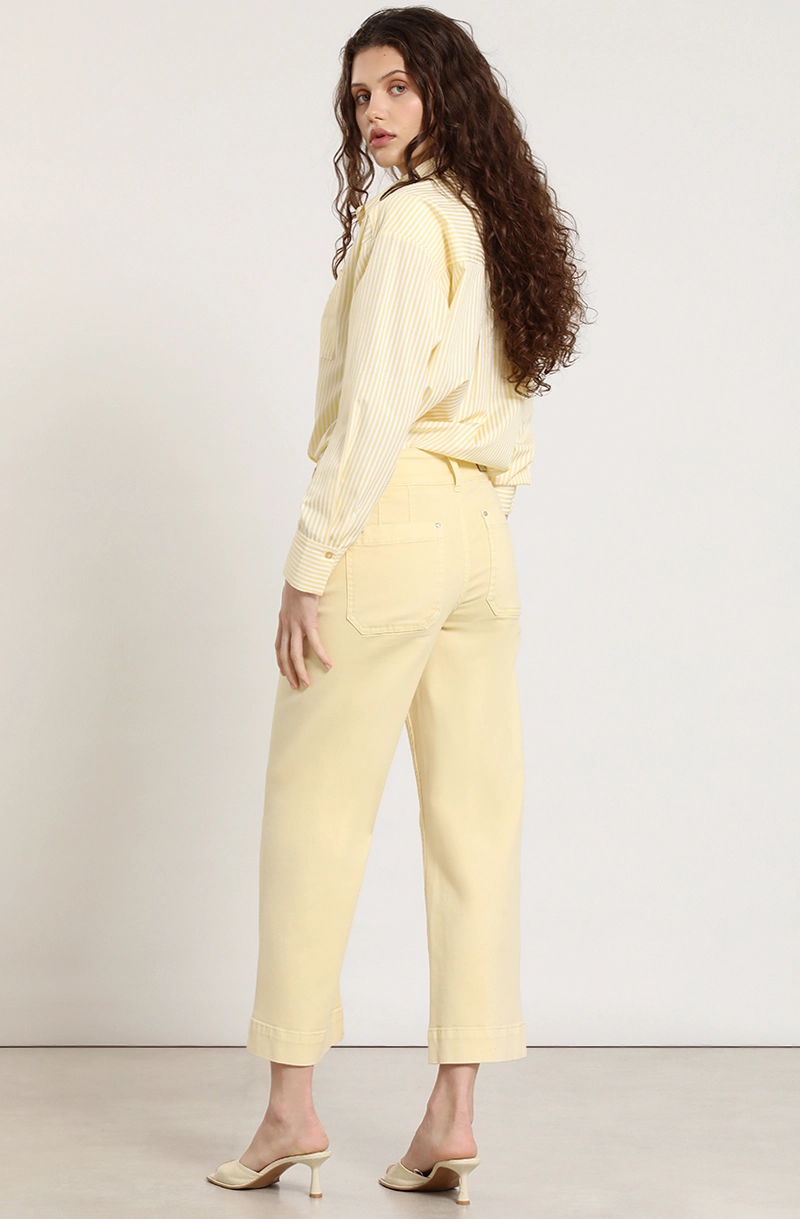 JEANS COLOR, WIDE LEG, VAINILLA LIOLA - 4