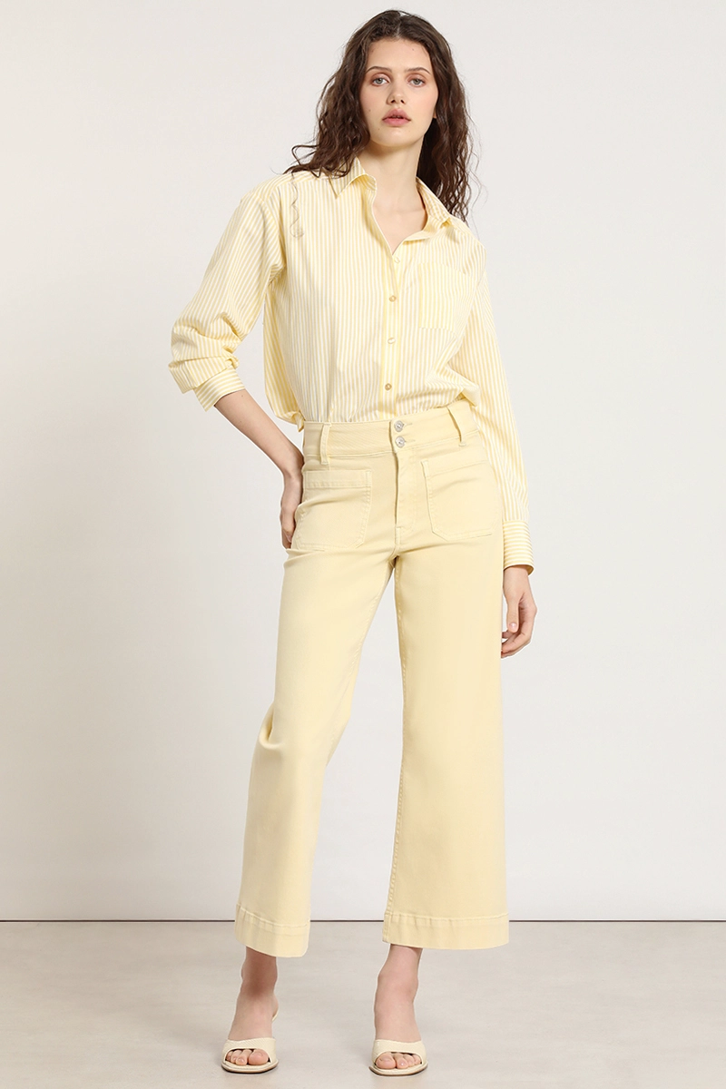 JEANS COLOR, WIDE LEG, VAINILLA LIOLA - 5