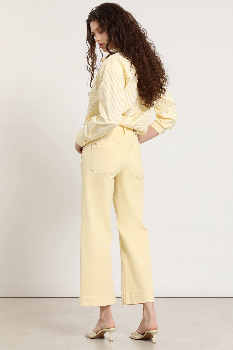JEANS COLOR, WIDE LEG, VAINILLA LIOLA - 7
