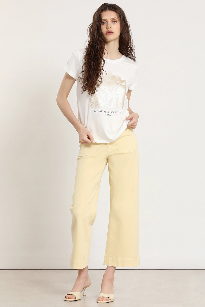 POLERA ESTAMPADO BOTANICAL SILHOUETTE, CRUDO LIOLA - 2