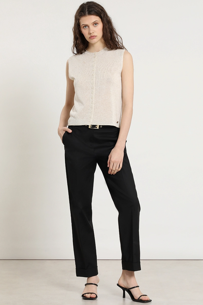 CARDIGAN PUNTO, BEIGE LIOLA - 4