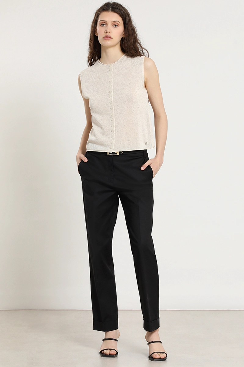 CARDIGAN PUNTO, BEIGE LIOLA - 6