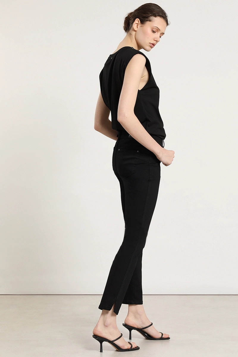 JEANS COLOR, SKINNY, NEGRO LIOLA - 4