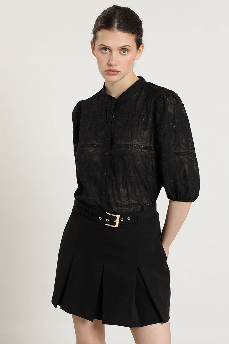 BLUSA BORDADO FANTASIA, NEGRO LIOLA - 1